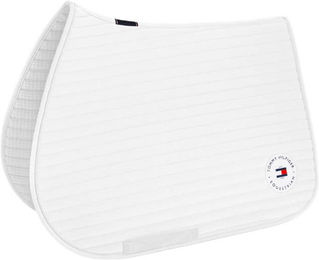 Tommy Hilfiger Equestrian Upstate Springschabracke für Warmblut in Weiß aus Polyamid und Elasthan – Bild 1 von 6