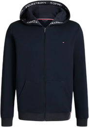 Produktbild von Tommy Hilfiger Equestrian Ventura Kapuzenpullover mit Reißverschluss für Herren in Blau Größe L