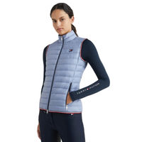 Produktbild von Tommy Hilfiger Equestrian Weste für Damen Moonstone Grau wasserabweisend