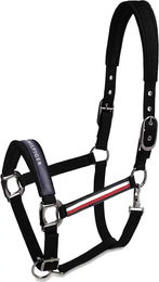 Produktbild von Tommy Hilfiger Equestrian Yale Set aus Halfter und Longiergurt für Pferde in Schwarz und Bunt