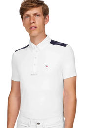 Produktbild von Tommy Hilfiger Hamilton Turniershirt Reitshirt Weiß Baumwolle