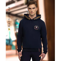 Produktbild von Tommy Hilfiger Herren Hoodie Austin Pullover Blau aus Baumwolle