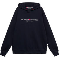 Produktbild von Tommy Hilfiger Hoodie Williamsburg Pullover Unisex aus Baumwolle Blau Schwarz XS
