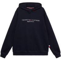 Produktbild von Tommy Hilfiger Hoodie Williamsburg Pullover Unisex aus Baumwolle Blau Schwarz XXS