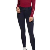Produktbild von Tommy Hilfiger Reithose Minnesota Softshell FullGrip für Damen in Desert Sky Blau wasserabweisend Winter