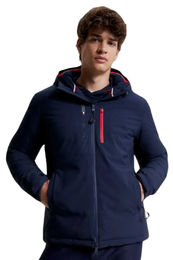 Produktbild von Tommy Hilfiger Reitjacke London für Herren in Blau wasserdicht Winterjacke