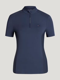 Produktbild von Tommy Hilfiger Reitshirt 1/4 Zip Training Top Damen Blau