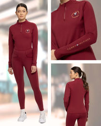 Produktbild von Tommy Hilfiger Reitshirt Arizona für Damen in Rot aus Polyamid