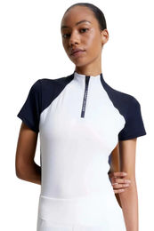 Produktbild von Tommy Hilfiger Reitshirt Denver Cooling Optic White für den Sommer
