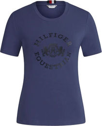 Tommy Hilfiger Reitshirt Pasadena für Damen in Blau aus Baumwolle Größe L – Bild 1 von 4