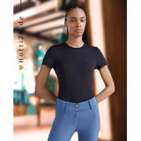 Produktbild von Tommy Hilfiger Reitshirt Trainingsshirt mit Strass für Damen in Schwarz