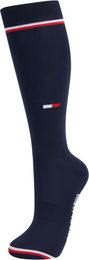 Tommy Hilfiger Reitsocken Byron 3er Set für Damen in Rot Weiß Blau Größe 43-46 – Bild 1 von 3