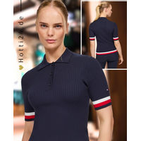 Produktbild von Tommy Hilfiger Strickpolo Lenox Desert Sky Blau