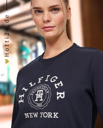 Produktbild von Tommy Hilfiger Sweatshirt Evans Graphik Desert Sky Blau Baumwolle