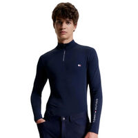 Produktbild von Tommy Hilfiger Trainingsshirt Thermo Desert Sky Reitshirt für Herren in Blau