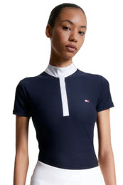 Produktbild von Tommy Hilfiger Turniershirt Chelsea Desert Sky Reitshirt für Damen in Blau