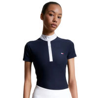Produktbild von Tommy Hilfiger Turniershirt Chelsea Desert Sky Reitshirt für Damen in Blau