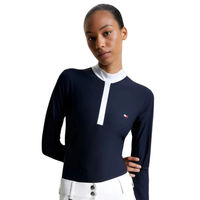 Produktbild von Tommy Hilfiger Turniershirt Chelsea Langarm Damen Blau