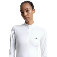 Produktbild von Tommy Hilfiger Turniershirt Chelsea langarm für Damen in Weiß