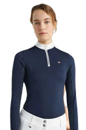 Produktbild von Tommy Hilfiger Turniershirt Fresh Air Long Desert Sky Blau