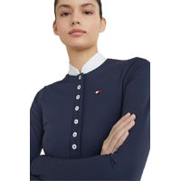 Produktbild von Tommy Hilfiger Turniershirt Performance Reitshirt Damen Blau FEI Frühjahr Sommer