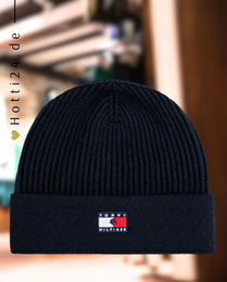 Produktbild von Tommy Hilfiger Unisex Beanie Alaska Fleece Blau