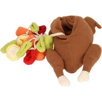 Produktbild von TOMTOP JMS Halloween Braten Truthahn Gemüse Sniffing Spielzeug für Haustiere zum Verstecken von Leckerlis und für das körperliche Training