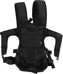 TOMTOP JMS Haustier-Front-Rucksack für Hunde und Katzen, wasserdicht und atmungsaktiv, Schwarz, Größe L – Bild 1 von 8