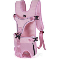 Produktbild von TOMTOP JMS Haustiertrage-Rucksack für Hunde wasserabweisend und verstellbar in Rosa