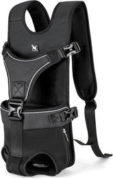 TOMTOP JMS Haustiertrage-Rucksack für Hunde wasserabweisend und verstellbar in Schwarz – Bild 1 von 1