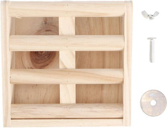 TOMTOP JMS Heuraufe aus Naturholz für Kaninchen Chinchilla Meerschweinchen und Ratten – Bild 1 von 8