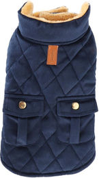 TOMTOP JMS Hundejacke Wintermantel für Hunde winddicht und verdickt Blau Größe M – Bild 1 von 7
