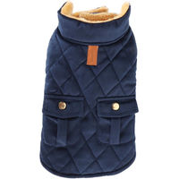 Produktbild von TOMTOP JMS Hundejacke Wintermantel für Hunde winddicht und verdickt Blau Größe M