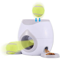 Produktbild von TOMTOP JMS Interaktives Hundetrainingsspielzeug Automatischer Ballwurfautomat mit Tennisball in Grün-Weiß aus Kunststoff