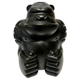 Produktbild von Tonka Gorilla Intelligenzspielzeug aus Gummi Schwarz 10 cm - 10 cm