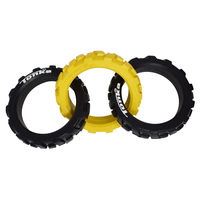 Produktbild von Tonka Hundespielzeug Flex 3-Ring Reifen aus Gummi bunt