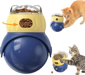 Toomoke Intelligenzspielzeug Futterball Slow Feeder für Hunde und Katzen aus Kunststoff – Bild 1 von 5