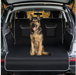 Toozey Tier-Kofferraumschutzdecke für Hunde wasserdicht Schwarz XL – Bild 1 von 4