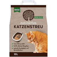 Produktbild von Top Cat Holzstreu unparfümiert für Katzen und Kleintiere 10 l
