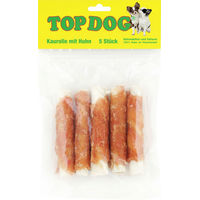 Produktbild von TOP DOG Kaurolle für Hunde Rind und Huhn getreidefrei monoprotein 5 Stück