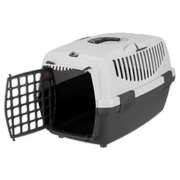 TOPCENT Transportbox aus Kunststoff für Tiere in Grau – Bild 1 von 6