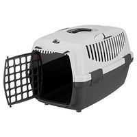 Produktbild von TOPCENT Transportbox aus Kunststoff für Tiere in Grau