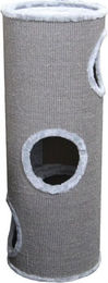 Topmast Kratztonne Crab Ton Bueno Grau 36 x 36 x 70 cm aus Holzspanplatte mit Plüsch und Sisal – Bild 1 von 1