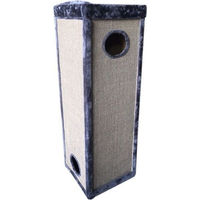 Produktbild von Topmast Kratztonne für Katzen Grau mit Sisal 50 x 50 x 150 cm