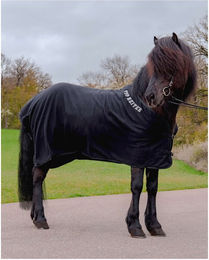 Topreiter Abschwitzdecke Isländer Fleece Schwarz 135cm – Bild 1 von 4