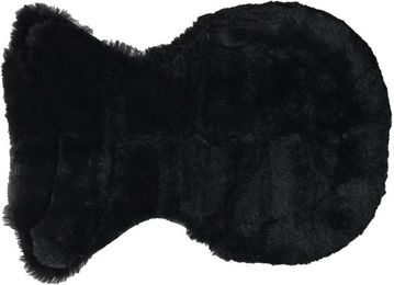 Topreiter Gelpad aus Lammfell in Schwarz One Size – Bild 1 von 6