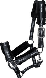 Topreiter Halftererset Soft Line mit Strick aus Nylon in Schwarz und Silber – Bild 1 von 2
