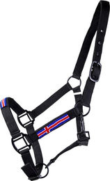 Topreiter Halfterset Island mit Strick aus Nylon in Schwarz oder Bunt – Bild 1 von 2