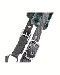 Topreiter Halfterset Soft Line mit Strick aus Nylon in Grau – Bild 1 von 3