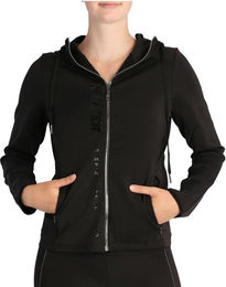 Topreiter Hoodie Eldey Pullover für Damen aus Nylon in Schwarz XXL wasserabweisend – Bild 1 von 5